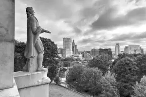 View from Prospect Park overlooking Providence, RI.